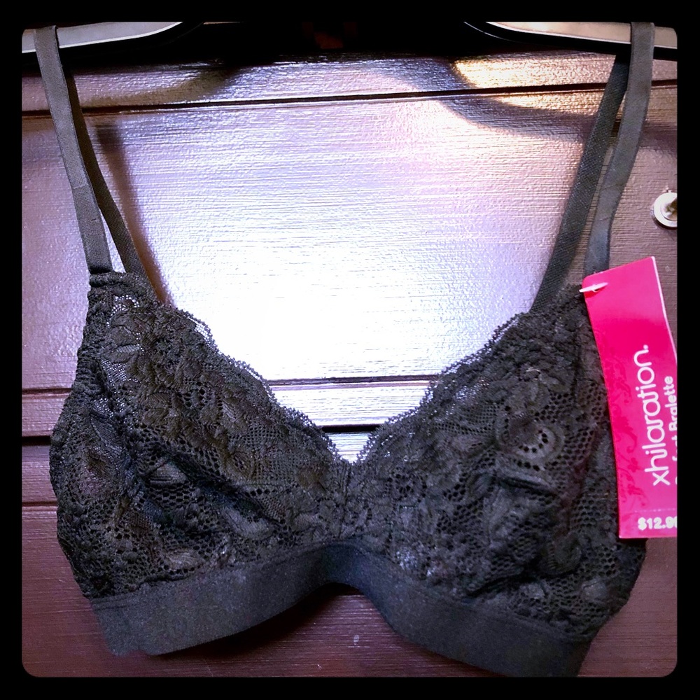 NWT Black Lace Bralette